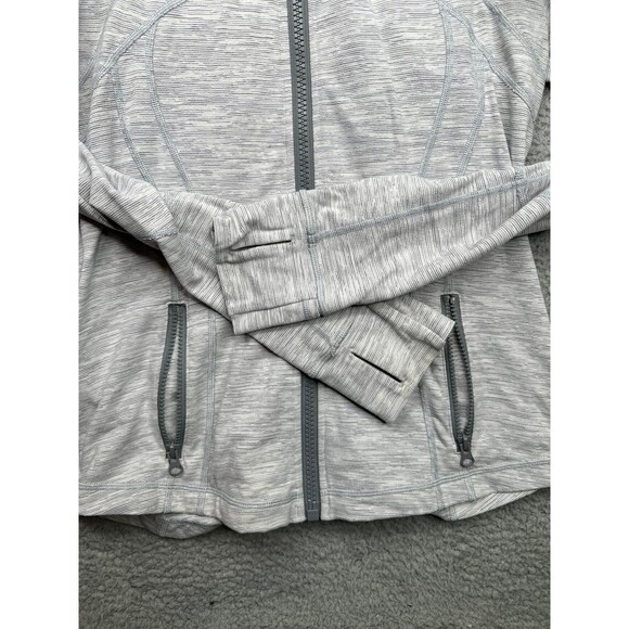 Lululemon Define Jacket Wee Are From Space Nimbus Battleship Size 10 *FLAWED* - Picture 5 of 12